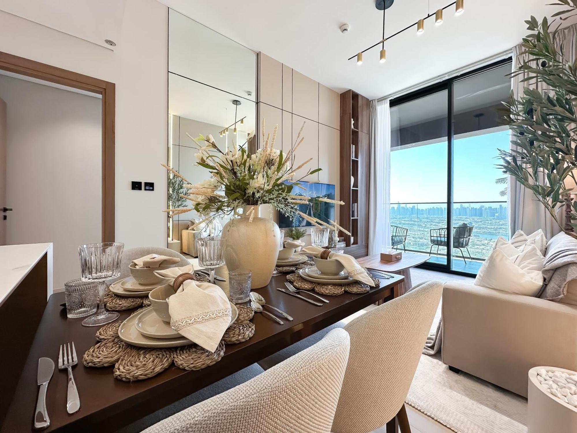 Trophy-cultivate Retreat With Statement Design Apartment